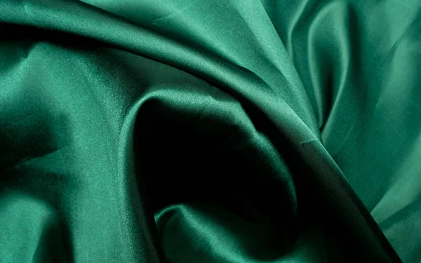 Green Fabric Texture Background Abstract Closeup Texture — Foto de Stock