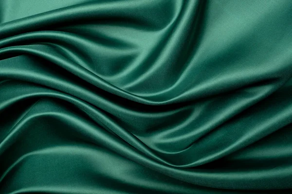 Green Fabric Texture Background Abstract Closeup Texture — Foto de Stock