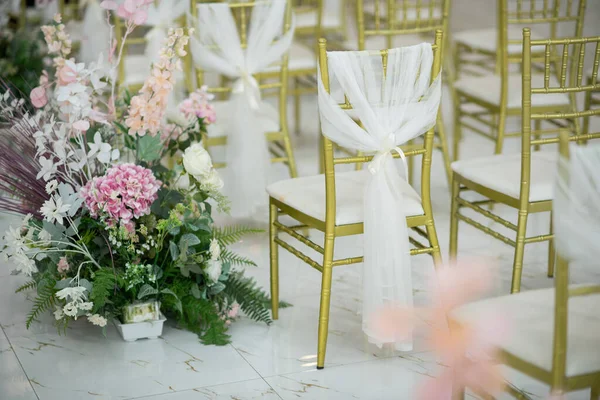 Wedding Chair Decoration Event Chair — Stock Photo, Image