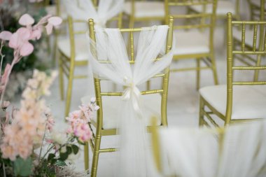 Düğün sandalyesi dekorasyonu, etkinlik sandalyesi