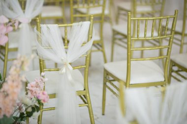 Düğün sandalyesi dekorasyonu, etkinlik sandalyesi