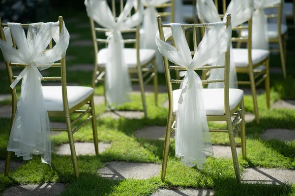 Wedding Chair Decoration Event Chair — Stock Photo, Image