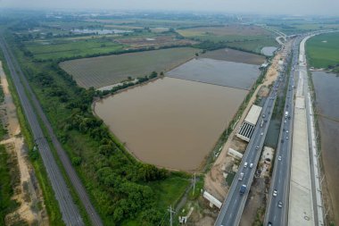 Otoyol manzarası, araba, yol manzarası, ulaşım.