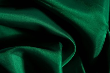 yumuşak odak yeşil kumaş dokusu arka plan, soyut, pıhtının yakın dokusu