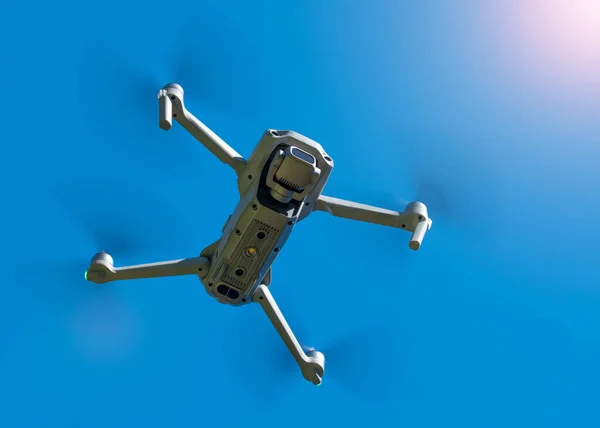 Drone Drone Profissional Com Câmera Para Tirar Vídeo Foto Filme — Fotografia de Stock