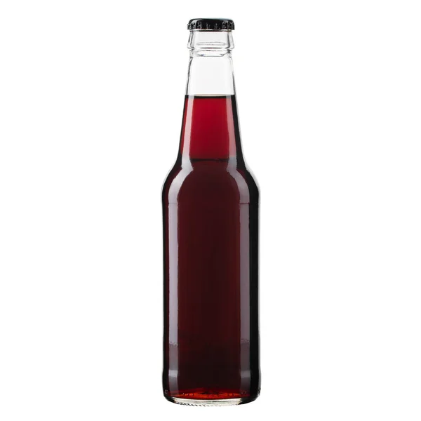 Bottle Soda Glass Bottle Cold Brown Drink Non Alcohol Soft — Photo