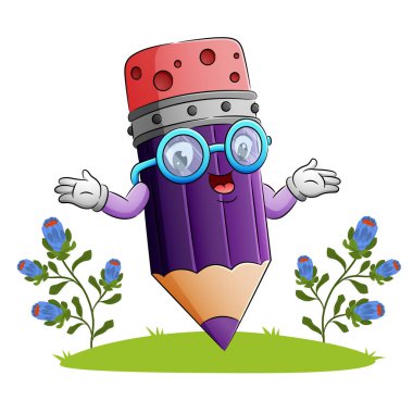 Şirin kalem, resimli bir şey işaret ediyor.