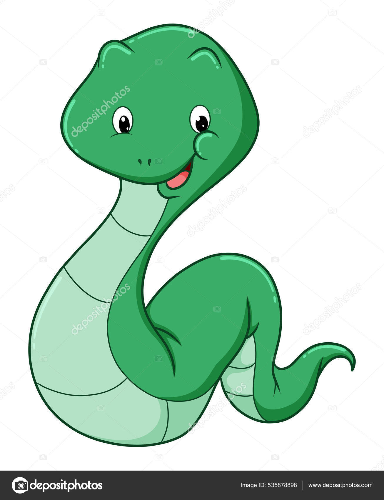 Desenho De Feliz Ilustração Vetorial Cobra Animado PNG , Desenho