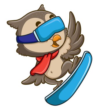 Serin baykuş resimlerin buz tabakasını çalıyor.