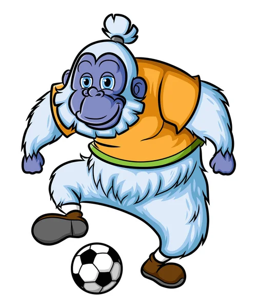 Oyuncu yeti, futbol illüstrasyon yarışması oynuyor