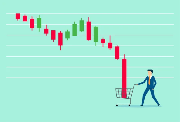 Bitcoin Marknaden Drabbades Prisnedgång Investera Aktiemarknaden Och Crypto Valuta Aktiekursnedgång — Stock vektor