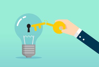 Kırık anahtar açılamaz, hata veya başarısızlık fikir kaybına yol açar, iş rekabetini kaybeder