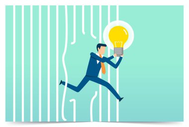 Yeni bir deneyim için değişim, güvenli bölgeden kaçış, özgürlük fikri için kaçış, kuş kafesinden kaçış