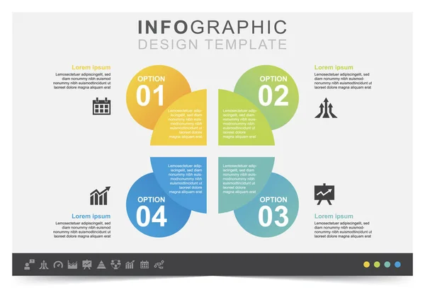 Infographic Business Statistics Financial Element Management Target Work Plan Business — 스톡 벡터