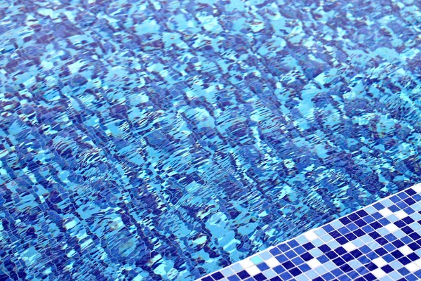 Swimming Pool Water Background Rippled Water Swimming Pool — Stock Photo, Image
