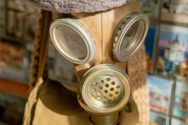 Mask Retro Gas Mask Close — Stock Photo, Image
