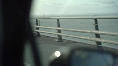 Bridge. Bridge over the sea. Denmark.