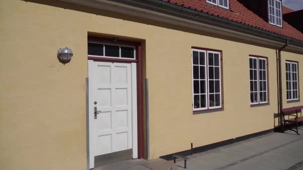 Κατοικίες Κατοικίες Στη Χώρα Δανία — Αρχείο Βίντεο