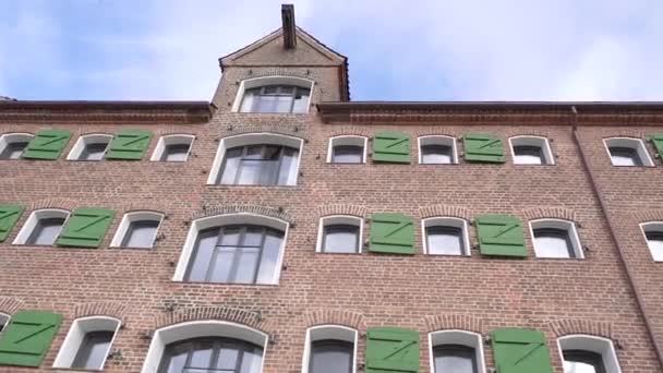 Residential Houses Residential Buildings Country Denmark — стокове відео