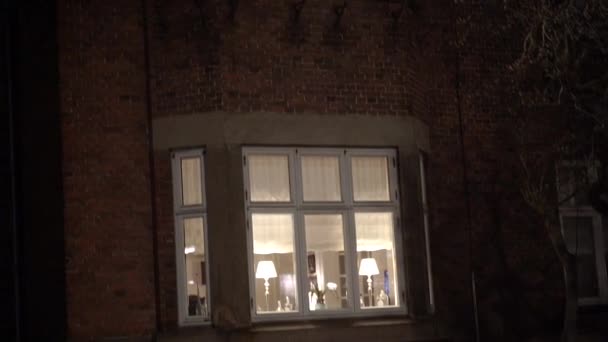 Вікно Вікно Квартирі Крупним Планом — стокове відео
