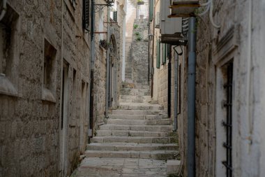 Journey. Streets of the old city. Kotor. Montenegro.