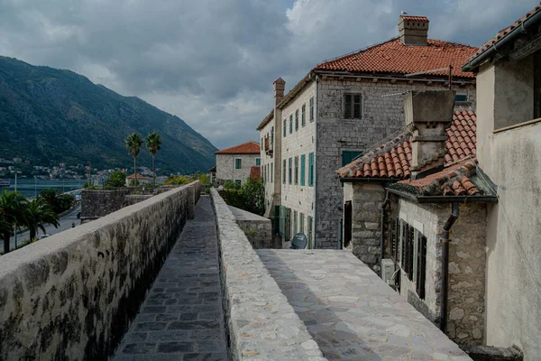Journey Streets Old City Kotor Montenegro — Foto de Stock