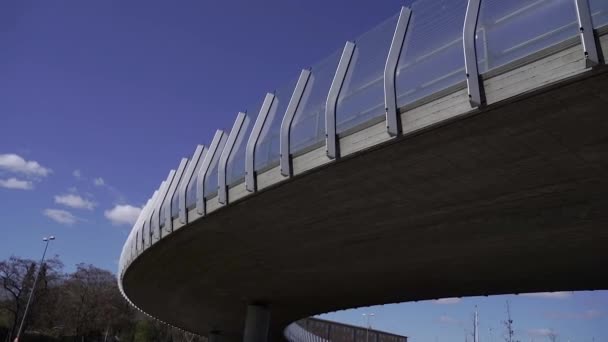 Puente Edificio Arquitectónico Dinamarca Copenhague — Vídeos de Stock