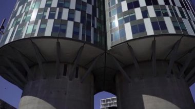 Yeni bina. Modern yüksek binalar. Danimarka. Kopenhag.
