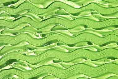 Şeffaf sıvı jel serumu dokusu. Makyaj ve kozmetik doku arka planı, cilt ürünü ve güzellik kremi, kopyalama alanı