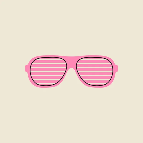 Classic 80S 90S Elements Modern Style Flat Line Style Hand — Stockvector