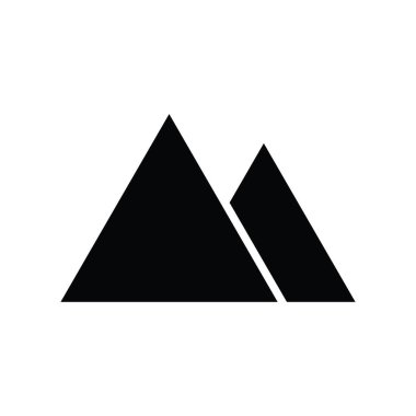 Kamp yapmak için antika dağları. Amblem, logo, rozet, etiket gibi kullanılabilir. İşaret, poster ya da baskı. Monokrom Grafik Sanatı. Vektör İllüstrasyonu