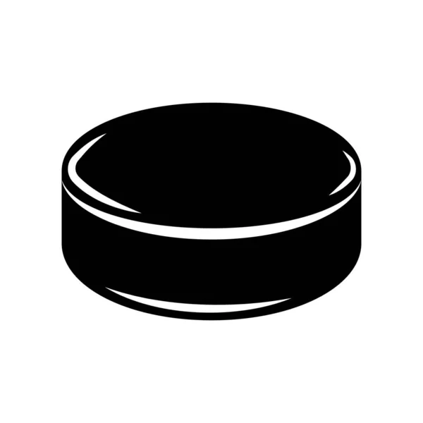 Vintage Retro Vwinter Sport Hockey Puck Kan Användas Som Emblem — Stock vektor