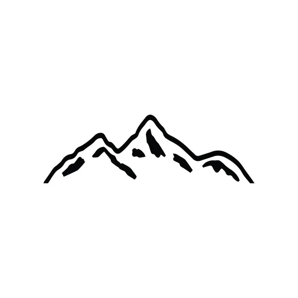 Vintage Ρετρό Βουνά Για Κάμπινγκ Μπορεί Χρησιμοποιηθεί Σαν Έμβλημα Λογότυπο — Διανυσματικό Αρχείο