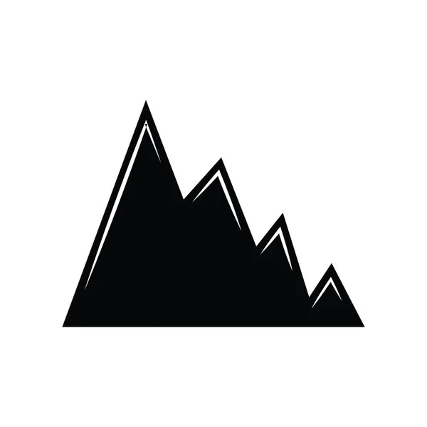 Vintage Montagnes Rétro Pour Camping Peut Être Utilisé Comme Emblème — Image vectorielle