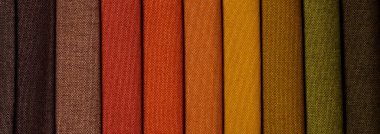 Mobilya kumaşları. Çok renkli kumaş dokusu. Bayrak.