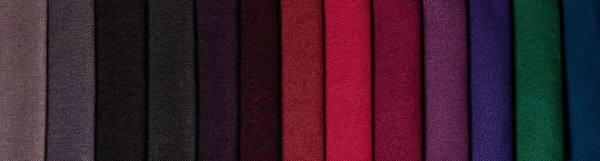 Mobilya Kumaşları Çok Renkli Kumaş Dokusu Bayrak — Stok fotoğraf