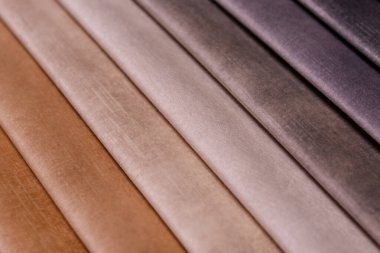 Mobilya kumaşları. Çok renkli kumaş dokusu. Kadife..