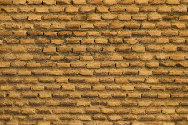 Muro Mattoni Nei Toni Dell Arancio Antico Muro Medievale Concetto — Foto Stock