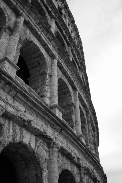Mayor Anfiteatro Antiguo Coliseo Roma — Foto de Stock