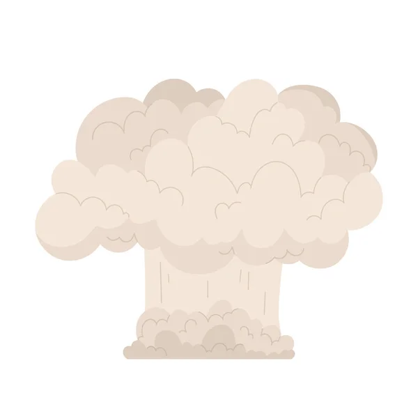 Ядерный Гриб Облако После Взрыва Бомбы Огромный Взрыв Атомной Бомбы — стоковый вектор