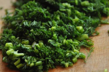 Dereotu ve baharatlı yumurta pirzolası. Lezzetli vejetaryen yemeği..