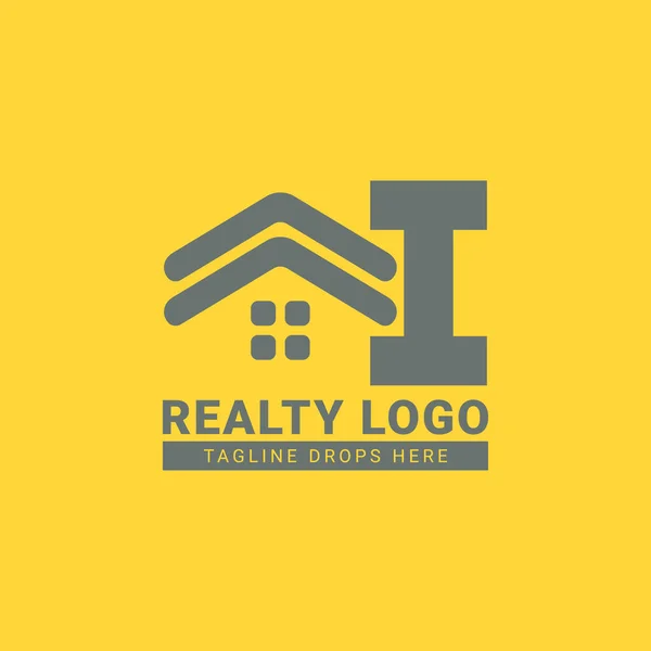 Brev Tak Hus Vektor Logotyp Design För Fastigheter Fastighetsmäklare Fastighetshyra — Stock vektor