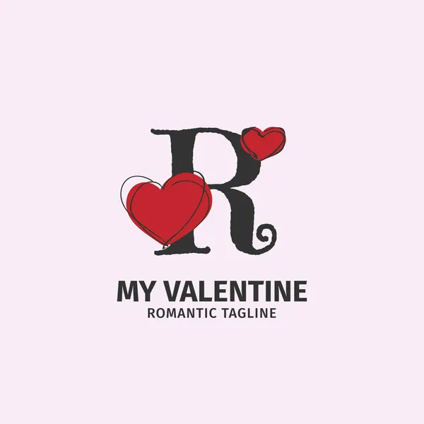 Sevgili Kimliği Sevgililer Günü Hediyesi Markası Oyuncak Dükkanı Için Kalp — Stok Vektör