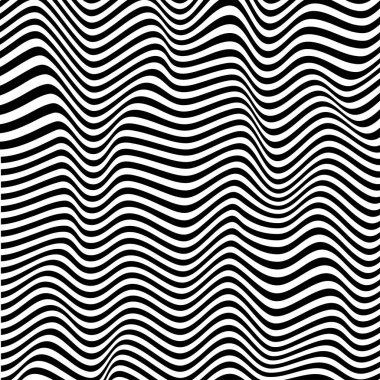 Soyut arkaplan ve siyah çizgi ve çizgilerin deseni. tek renkli siyah beyaz.