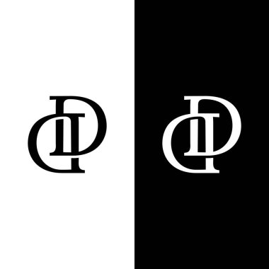 D DD Harf Monogramı İlk Logo Tasarım Şablonu. Genel Moda Mücevher Mücevher Mücevherat İnşaat Finans Şirketi Şirket Mağazası Kıyafeti Basit Modern Moda Logosu Tasarımı.