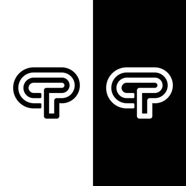 C P CP PC Harf Monogramı İlk Logo Tasarım Şablonu. Genel Spor Fitness İnşaat Finans Şirketi Şirketinin Modern Moda Logosu Tasarımı Kurumsal Kıyafeti için uygundur.