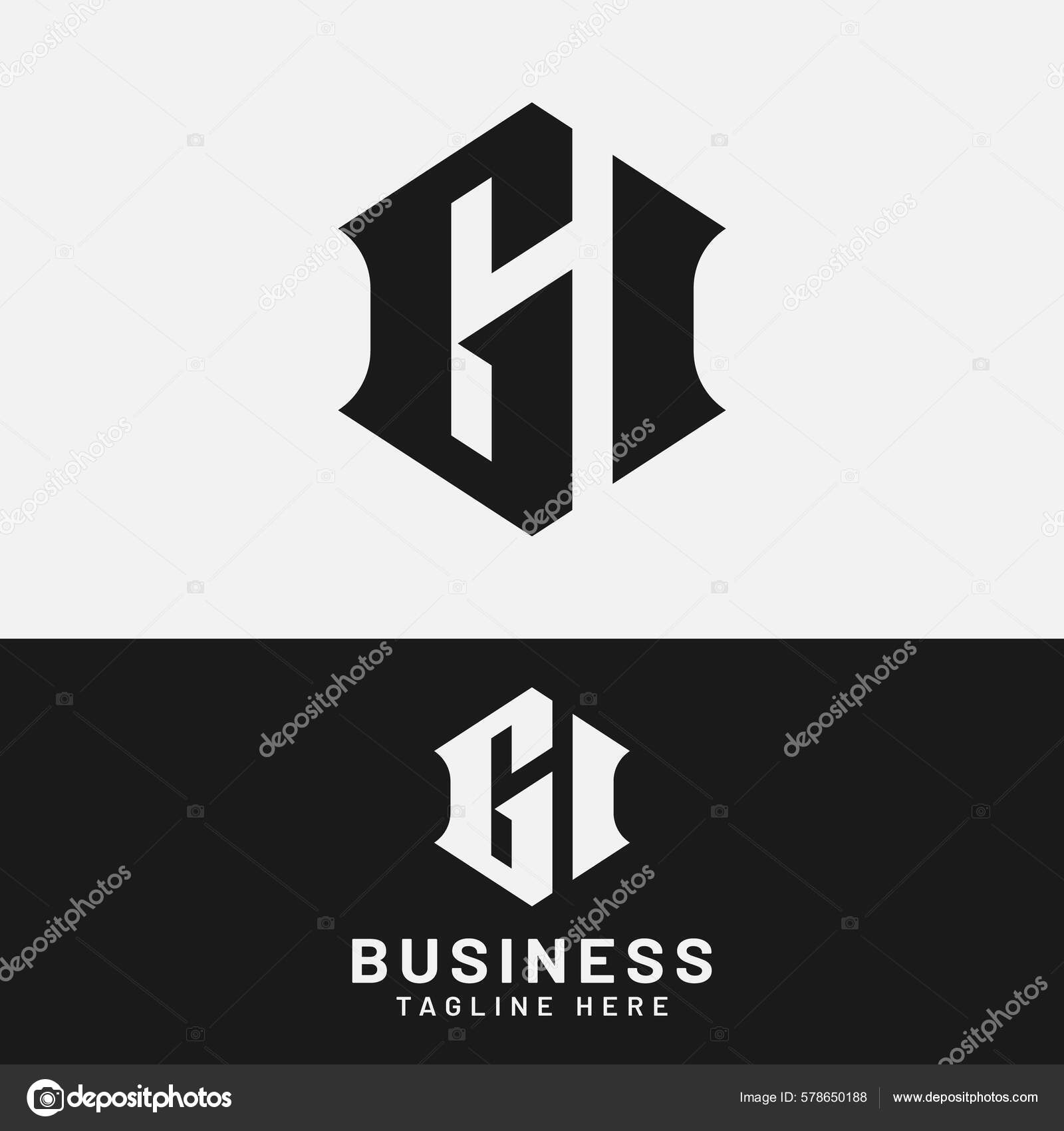 Letter Monogram Initial Logo Design Template Suitable General Sports  Fitness Stock Vector by ©sepeda1122 578650188