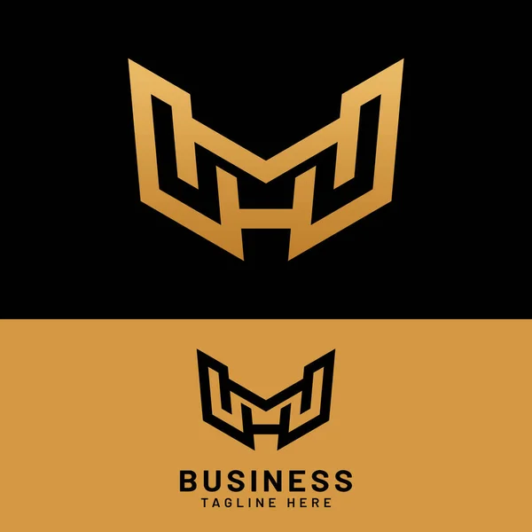 Modelo Inicial Projeto Logotipo Letra Monograma Adequado Para Esportes Gerais — Vetor de Stock
