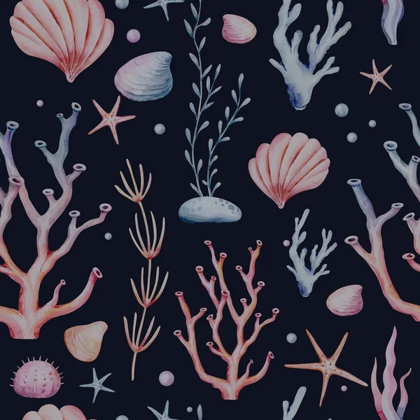 Seaweeds Sea Underwater Plants Ocean Coral Reef Aquatic Kelp Hand — ストック写真