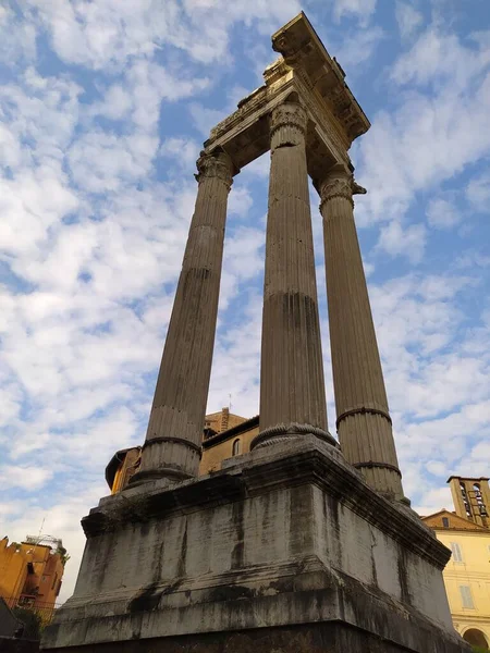Rome Latio Italy 2021 Theatre Marcellus Rome Italy Ancient Columns — стокове фото